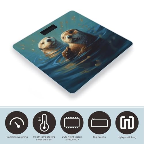Báscula digital para baño con diseño seguro anti-deslizante miniatura 3