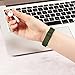 Fintie Elastic Bands Compatible with Fitbit Inspire 3, Adjustable Stretchy Nylon Loop Band Breathable Replacement Strap Accessory Wristband, Olive