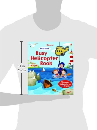 Busy Helicopter Book (Pull-Back) #TOP1