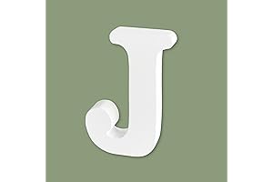 Unfinished Wooden Letter J for Crafts, Let Your Creativity Shine