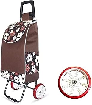 foldable shopping trolley Cart with wheels Foldable Shopping Trolleys Large Capacity Folding Trolley  Shopping Cart  Light Weight Wheeled Shopping Trolley  versatile Trolley With 2 Wheels