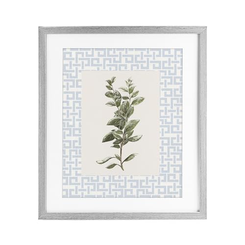 Tableau herbes fraîches sous verre Stupell fabriqué aux États-Unis