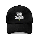 I Wanna Be Nice But Everyone Annoys Me Hats Cycling Cap for Mom