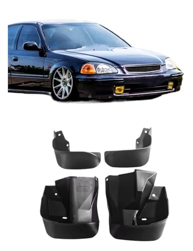 Guardabarros Civic EK que evitan salpicaduras de lodo en versiones Sedan y Coupe de 1996 a 2000