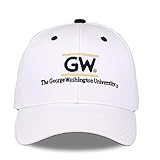 NCAA George Washington Colonials Unisex NCAA The Game bar Design Hat GWU, White, Adjustable