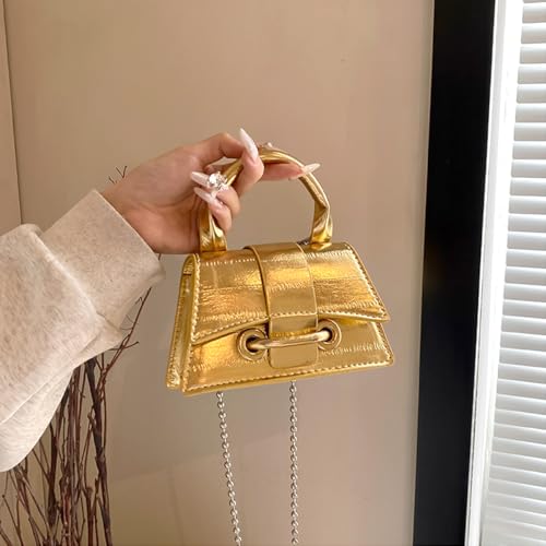 Image of Mini Purses for Women Y2K Purses Top Handle Crossbody Bag Clutch Shoulder Handbag for Cocktail Party Prom Wedding