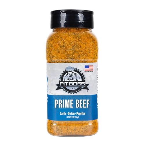 Pit Boss 40321 Prime Beef Rub Grill Spices, 12 Ounce (Pack of 1), Multicolored