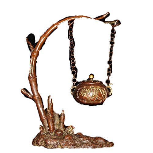 Fashion158 Antique Collection Pure Copper Gilt Real Gold High Incense Burner Ornaments #TOP7