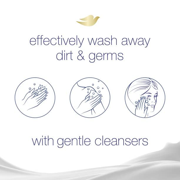 Miniatura 6 de Dove Jabón de barra de belleza  Purely Pampering  Manteca de karité  2 unidades de 4 onzas por paquete  Paquete de 2 paquetes (total de 4 barras)