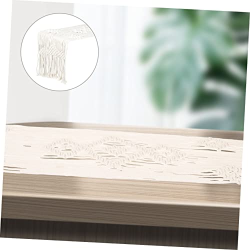Chemin de table macramé en coton pour sublimer une table sans nappe - 5