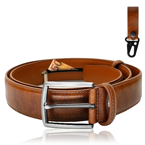 BLAINDERS Ceinture Porte-Monnaie en Cuir, Pochette Secrète d'homme et de Femme, Ceinture Cache...