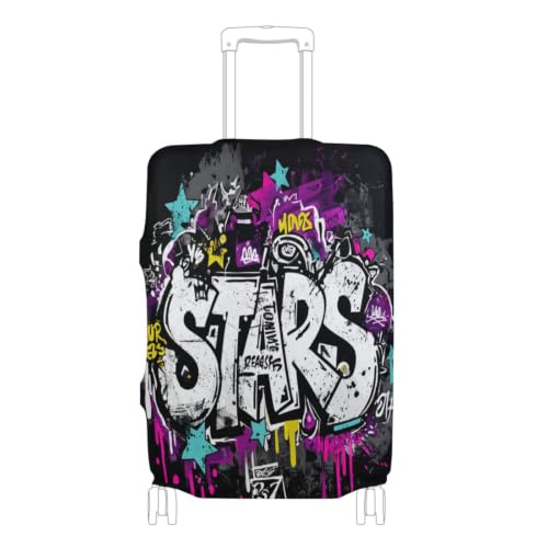 Housses de valises Graffiti Stars élastiques anti-salissure pour bagages