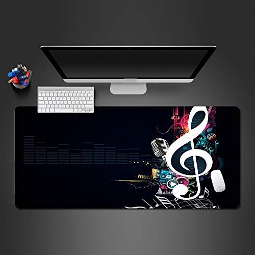 Preisvergleich Produktbild Gaming-Mauspad 90X30Cm Schöne Musik Mauspad Gummi Pc Spiel Spieler Persönlichkeit Laptop Tastatur Große Tabelle Pad Gamer Weihnachtsgeschenke