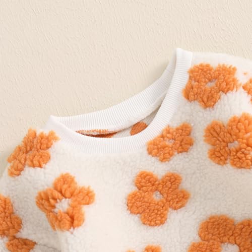 MoZiKQin Baby Girl Boy Crewneck Sweatshirt Oversized Sweater Romper Long Sleeve Pullover Top Cute Fall Winter Clothes3