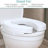 Vive Toilet Seat Cushion (Soft Cushioned Foam) - Easy Clean Soft Padded Bathroom Attachment - Elongated, Standard Seats - Comfort and Support Donut for Handicap, Adults, Coccyx Tailbone Pain Relief - Image 7