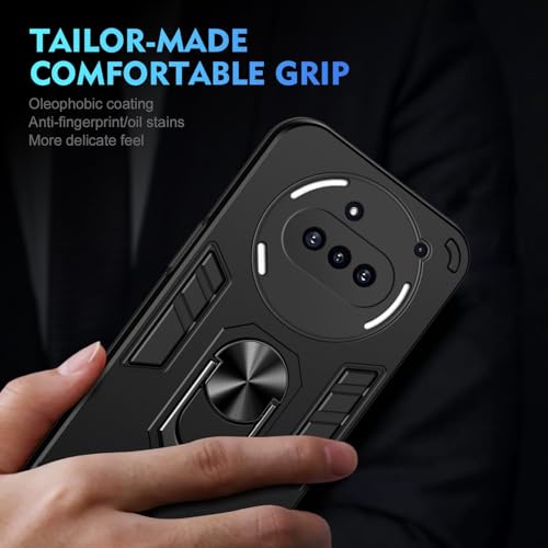 Coque Nothing Phone 3A antichoc avec béquille intégrée et protection PC mat