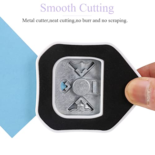 Looneng 3 Way Beauty Shape Corner Punch, 3 In 1 Corner Paper Punch For Paper Crafts, Laminate, Cardstock, Business Card, Diy Projects, Photo, Card Making And Scrapbooking #TOP1