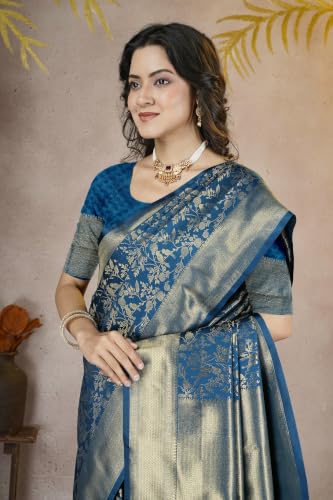 Navshanya Silk tanchoi silk saree – image 4