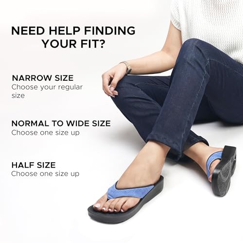 Image of AEROTHOTIC Comfortable Arch Support Flip Flops for Women Orthotic Sandals