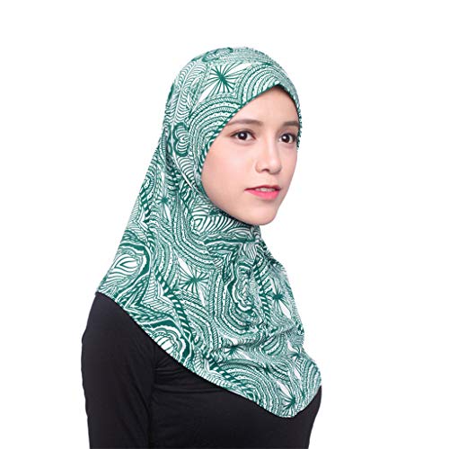 Hijab Scarfs for Women Lightweight Muslim Head Scarf Long Stylish Soft Wrap Shawl Eid Prayer Hijab4