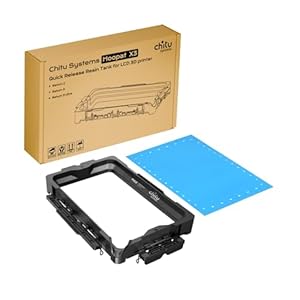 Chitu Systems Hoopat X3 snelsluiting harsreservoir voor ELEGOO Saturn 3/Saturn 3 Ultra/Saturn 2 3D Printers, alles-in-één metalen harsvat met PFA-folie voor het maken van gaten