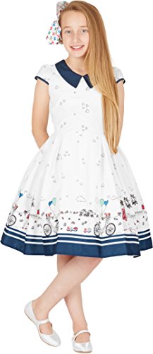 BlackButterfly Kids 'Olivia' Vintage Sunshine 50's Children's Girls Dress2