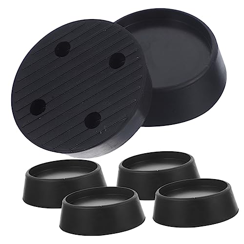 VILLCASE 6pcs Washing Machine Protector Mat Washer Leg Stabilizer Non-Slip Pads for Furniture Suitable for Hardwood