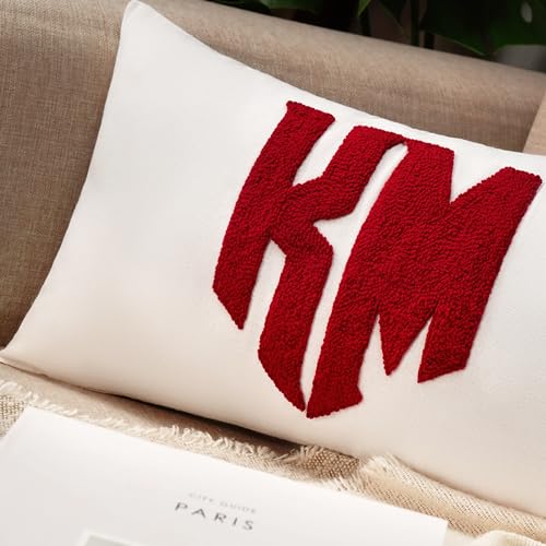 Personalized Monogrammed Pillow - Custom Embroidered Wedding Gift for Couples - Unique Housewarming Decor - Image 4