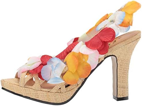 Ellie Shoes Women's 402-LUAU Wedge Sandal, Multi, 8 M US | Image 7