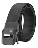 FAIRWIN Ratchet Belt Men - Tactical Stretch Nylon Web Work Belts, Gift for Casual Jeans, Pants, Golf, and Everyday Use