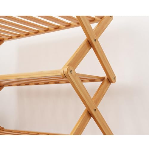 Étagère à chaussures pliable gain de place pour optimiser les petits rangements
