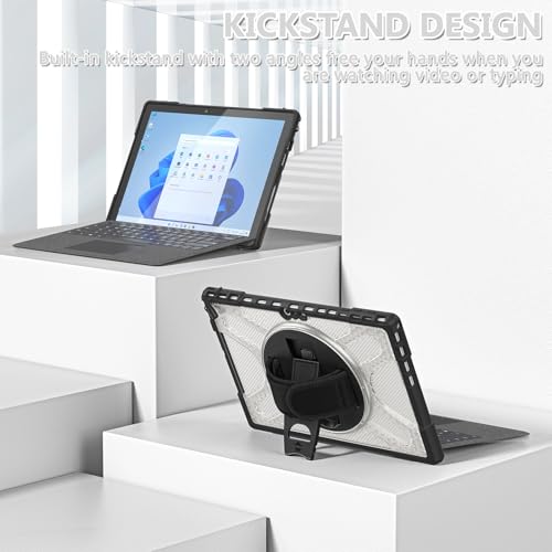 Coque Surface Pro 7 Plus antichoc avec béquille 360 rotative - 5