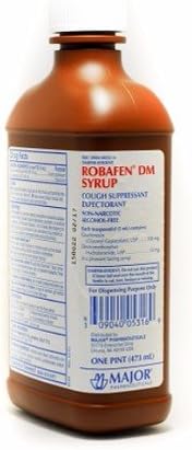 Robafen Syrup Expectorant 100mg/5mL Guaifenesin by Major Pharmaceuticals (1 Bottle Only)