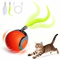 Palla Interattiva Automatica Per Gatti E Cani – Ricaricabile, Movimento Intelligente, In Silicone Alimentare