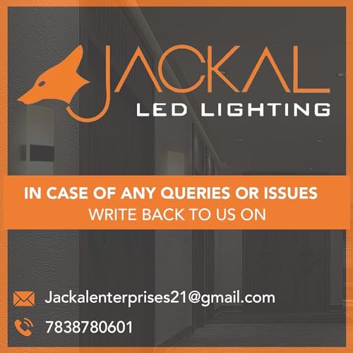 Image of JACKAL 9 Watt White LED Track Light /Spot Light /Focus Light /Picture Light (Pack of 4), Indoor Light with Rotatable Head | Perfect for Showrooms, Shops and Living Room - Trackway Included