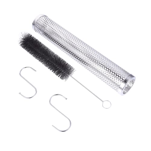 POPETPOP Bbq Smoking Tube Pcs Mesh Tube for Barbecue Stainless Steel Easy to Clean
