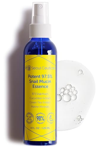 Seoulceuticals SC-SME-V Korean Face Mist 97.5% Snail Mucin Essence - K Beauty Skincare Facial Spray - Cucumber Extract + Marine Minerals + Green Tea + Aloe 4Oz thumb #3