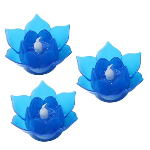 Bougies chauffe-plat LED et bougies électroniques flottantes étanches pour décoration de table