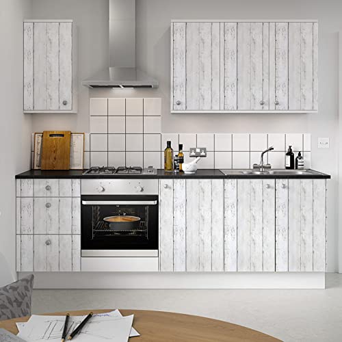 Floral Wallpaper Peel And Stick Blue Leaf Contact Paper And Removable Wood Wallpaper Self-Adhesive 17.71'' X 118'' Vintage Home Decoration Boho Vinyl Film Decal Roll #TOP6