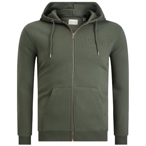 Sweat à capuche GANT zippé contre le coup de froid maillot survêtement