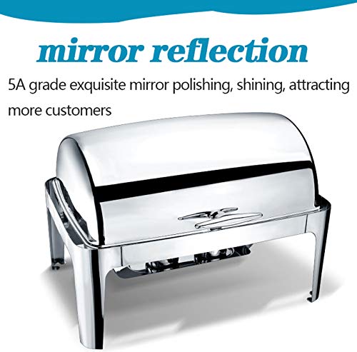 DBMGB Chafing Dish Elektrisch, 9L Chafing Dish Speisenwärmer Edelstahl, Warmhaltebehälter Essen Buffetwärmer für… – Bild 5