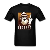 OMMIIY Men's Popcorn Sutton Of Disobey T-Shirt Black XXL