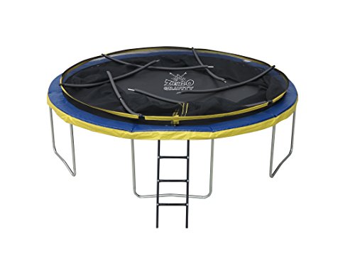 ZERO GRAVITY 6ft / 8ft / 10ft / 12ft / 14ft Ultima 4 High Spec Trampoline with Safety Enclosure Netting and Ladder (6ft)