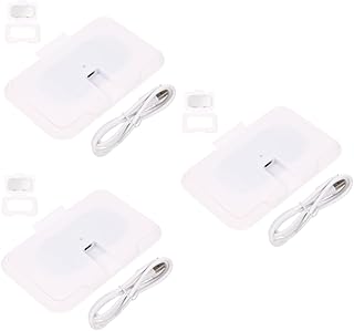 ibasenice 3Pcs Lenços Umedecidos Mais Quentes Para Meninas Viagem Toalhetes Para Carro Toalhetes Umedecidos Para Viagem Mais Quentes Dispensador De Lenços Umedecidos Recipiente Para