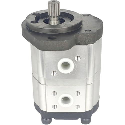 Image of EZROAD Hydraulic Pump T2195-31501 Compatible with Kioti Tractor CK25 CK27 CK30 CK35 DS3510 LK3054 T2195-76001 T2185-76102 T219531501 T218576102 T219576001 Hydraulic System Gear Pump Group HYD