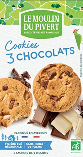 Le Moulin du Pivert - Cookies aux 3 chocolats Cover