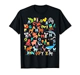 Alphabet Animal ABCs Learning Shirt for boys, girls, adults