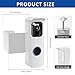 WhSunVo Video Doorbell Mount No Drill Doorbell Mounting Bracket Theft Wireless Doorbell Door Holder Bracket Camera Doorbell Mount Doorbell Bracket Holder for Doorbell