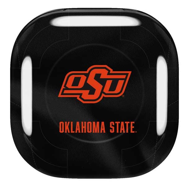 Skinit Decal Audio Skin Compatible with Galaxy Buds Pro - Officially Licensed Oklahoma State University Black Jersey Design