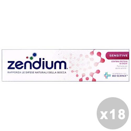 glooke Selected Zendium Dentifrice Sensitive Dentifrice  Lot de 18 x 100 g